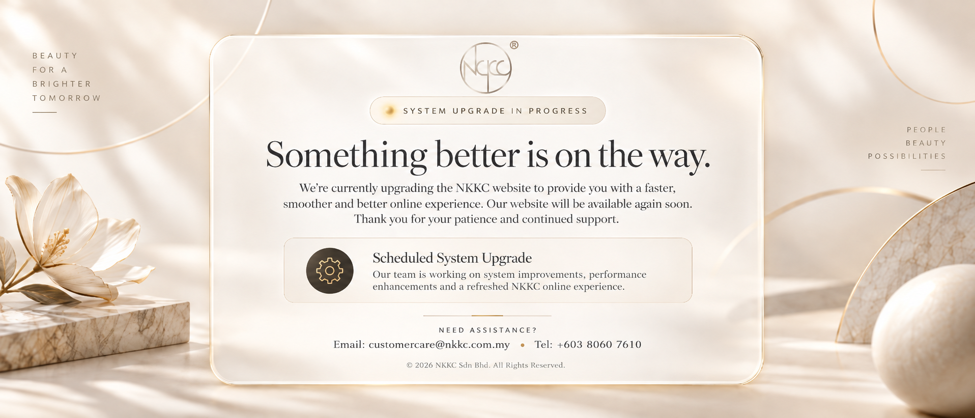 NKKC Upgrade Maintenance